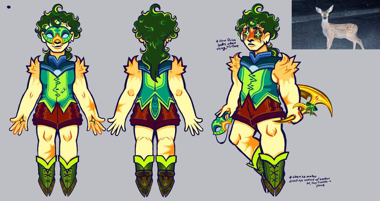 OC Art - Orion Buk Reference Sheet