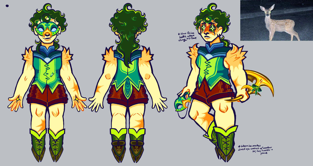 OC Art - Orion Buk Reference Sheet OC Art - Orion Buk Reference Sheet
