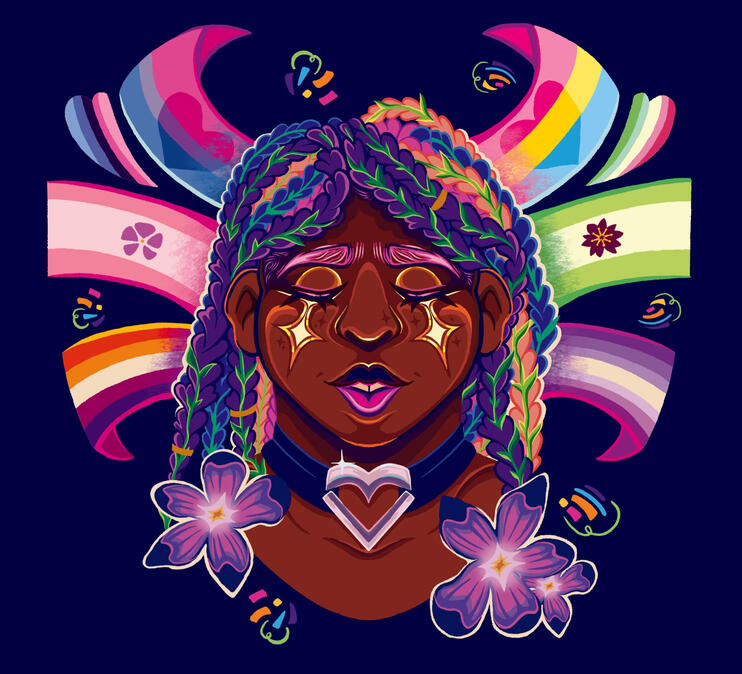 Pride in Bloom - Lesbian Lavender Pride in Bloom - Lesbian Lavender